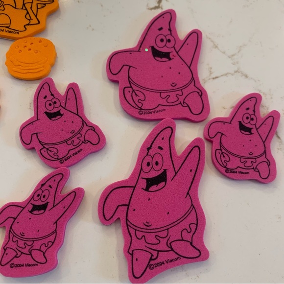 SpongeBob SquarePants Foam Sticker Lot (32) Vintage 2004 - Picture 6 of 11